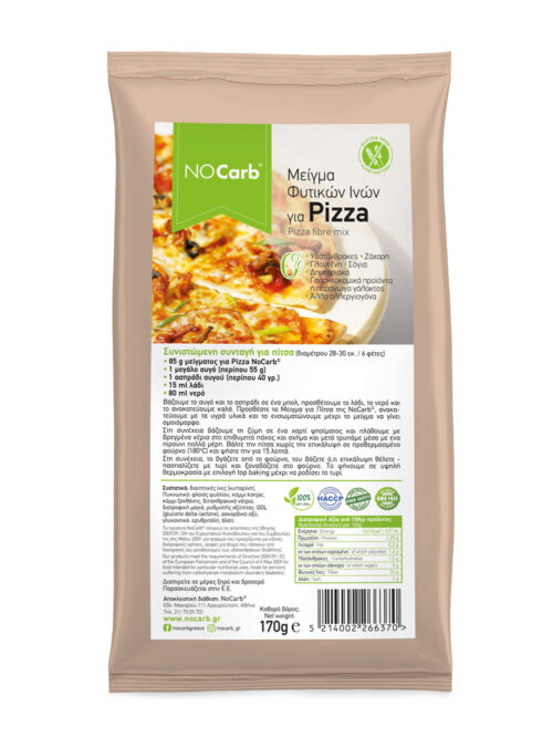 NoCarb® Μείγμα Φυτικών Ινών για Pizza