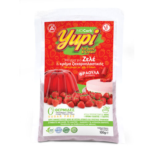 NoCarb® Yupi Jelly & Cream Φράουλα